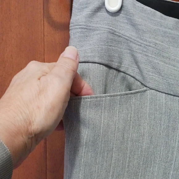 Express Light Gray Women's Trousers - Picture 5 of 13